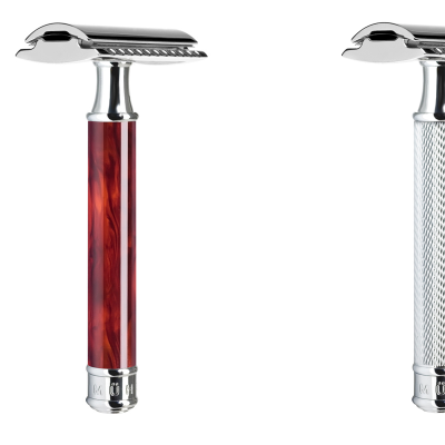 safety razor met schroefsluiting gesloten kam