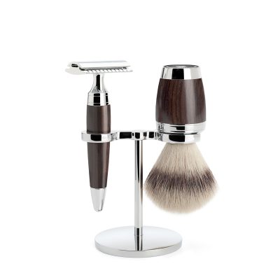 Scheerset - 3-delig - Silvertip Fibre® - Safety razor