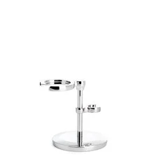Standaard voor kwast en safety razor Chroom